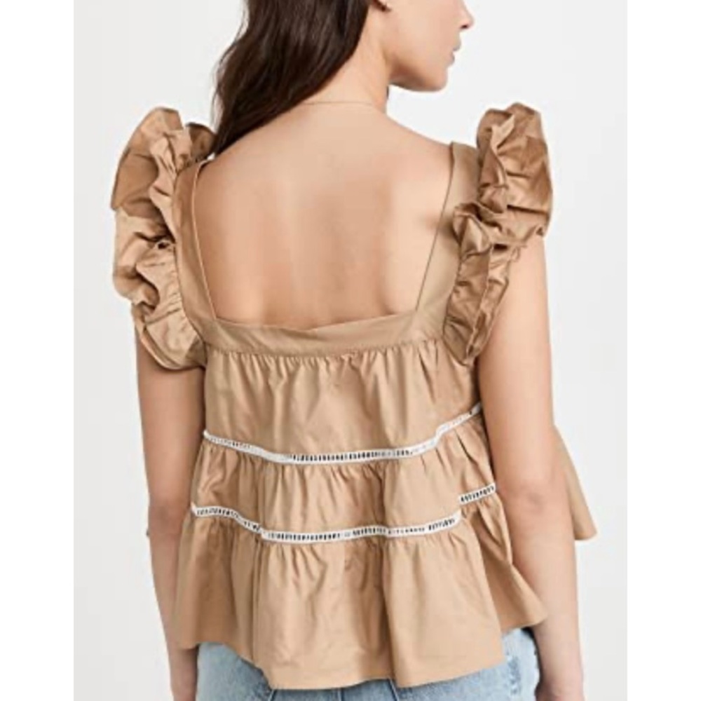 EN SAISON Edna Flutter top L, natural